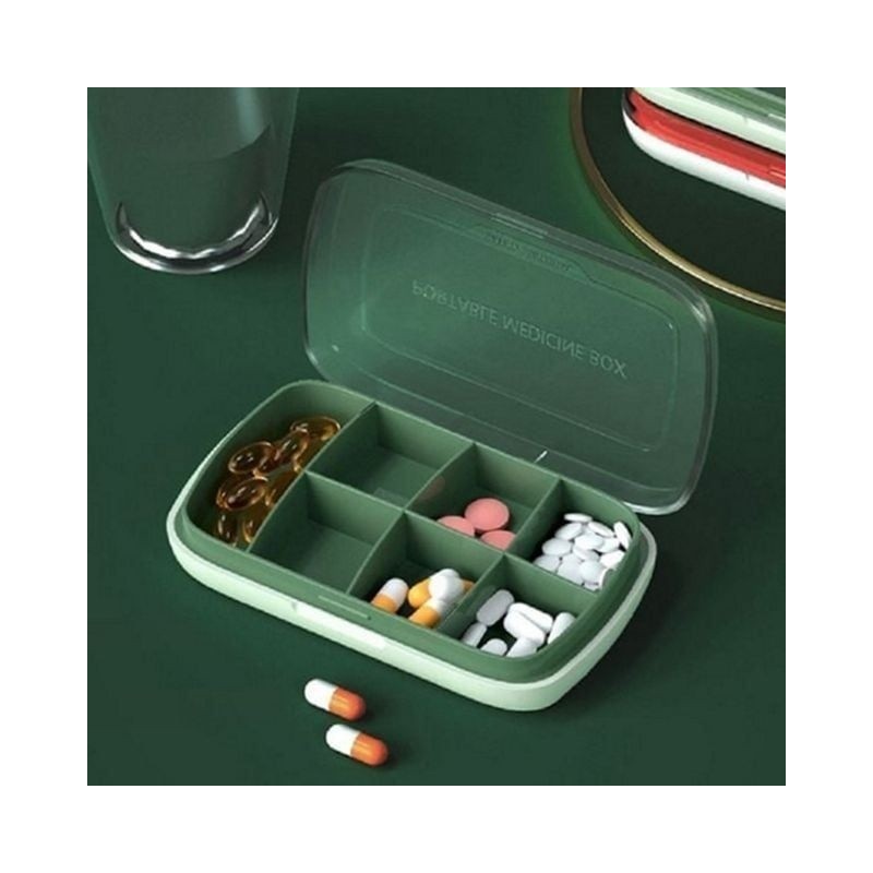 알약 간편 통 분리형 휴대용 보관함 여행용 비타민 Portable Pill