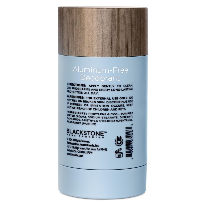 Blackstone Men's Grooming Aluminum-Free Deodorant - All Day Odor Protection