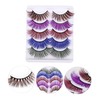 Housoutil Realistic Manga Lashes 5 Sets Diy Fake Eyelashes Women