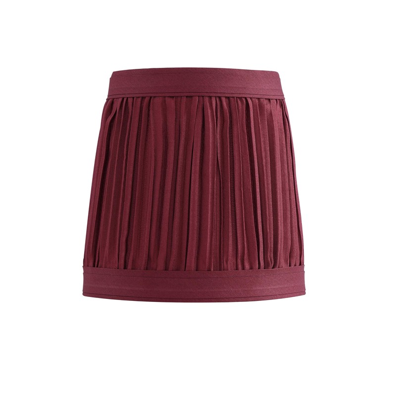 Aspen Creative 51523-2, Mushroom Pleated Transitional Clip-On Chandelier Shade in