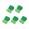 TOHKIN OSMC-L5G Push Color Smart Clip, Green, 5 Pieces, Pressing
