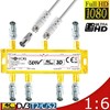 TronicXL 4K 6-Way Antenna Splitter 3D HD Suitable IEC Splitter