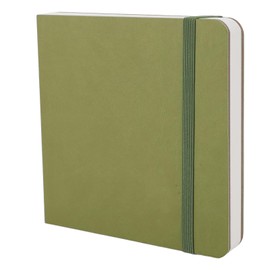 Diario de Acuarela, Cuaderno de Acuarela Cuadrado Portátil, Libro de Bocetos de Pintura con 30 Hojas, Cuadernos de Bocetos de Papel de Acuarela para Arte (GREEN)
