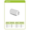 Pack 2Pzas Capacitor 45 UF Para Bomba Centrifuga 1Hp