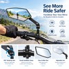 Bike Rear View Mirror for Cycling – Adjustable Rotatable Clear