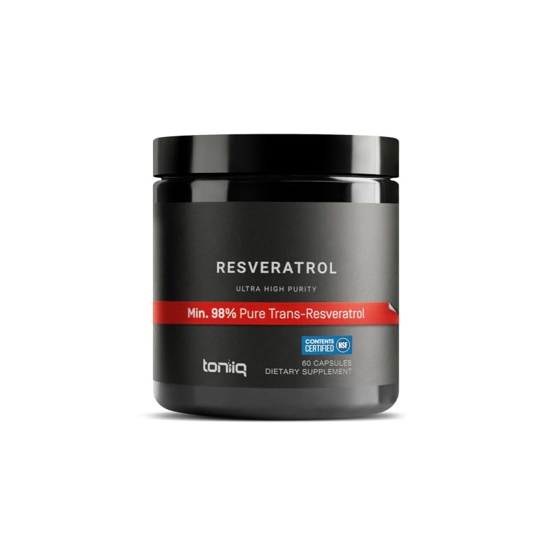 Cápsulas de resveratrol de ultra alta pureza – 98% trans-resveratrol