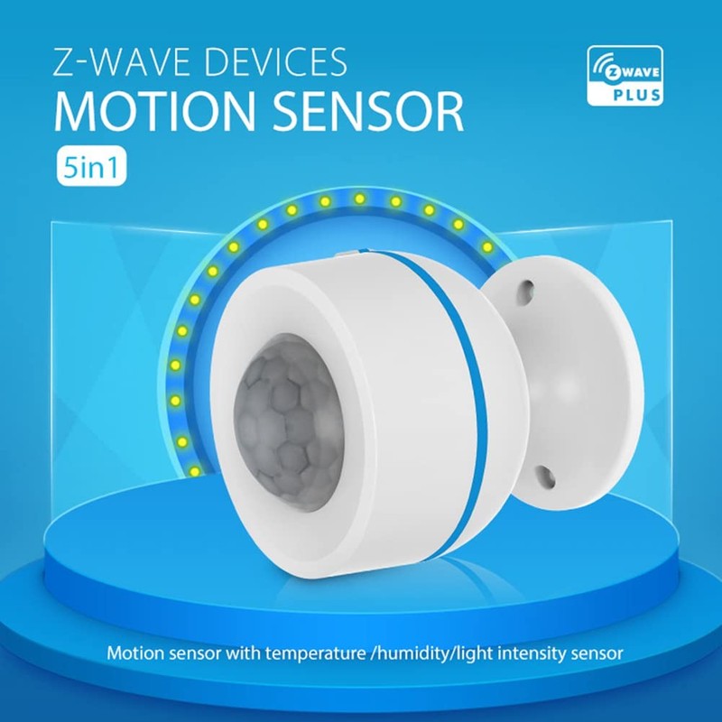Z Wave Plus 700Series PIR Motion Detector with Temperature Humidity