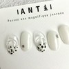 ˡᴬᴺᵀᶤˡ [Swa Stone] Chunk pattern handmade nail tip - Short