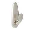 Command Forever Classic Polished Nickel Metal Hook Small FC11-BN, Níquel