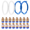 S SIENOC 4 x 1M PTFE Teflon Hose Tube (2