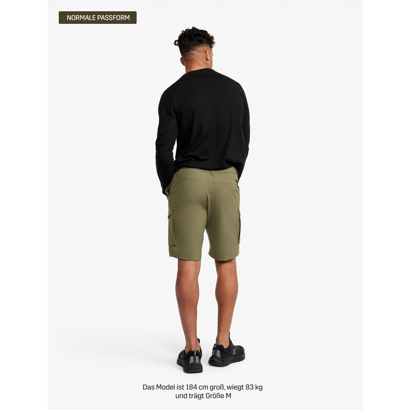 RevolutionRace Adventure Cargo Stretch Shorts for Men, Lightweight and Practical