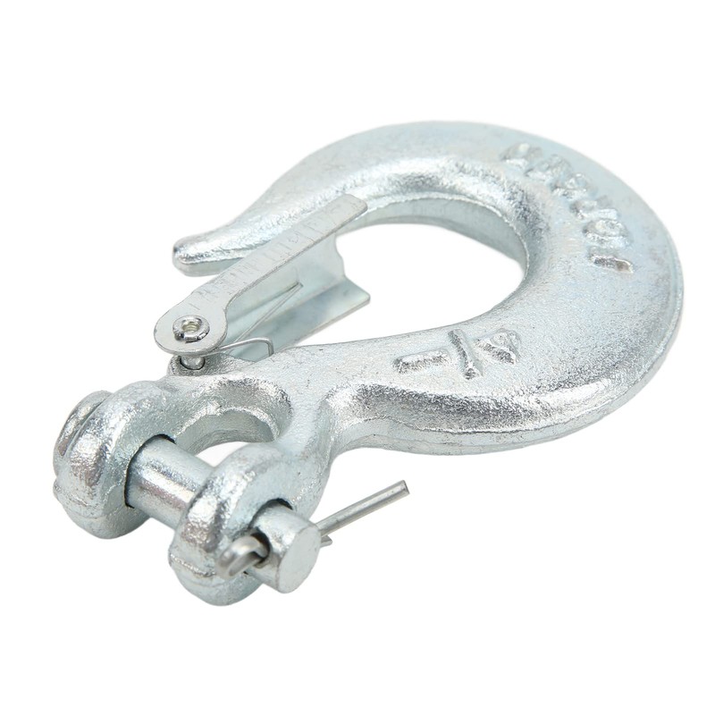Clevis Hook, 1/4 Inch Fork Head Slip Hook with Safety