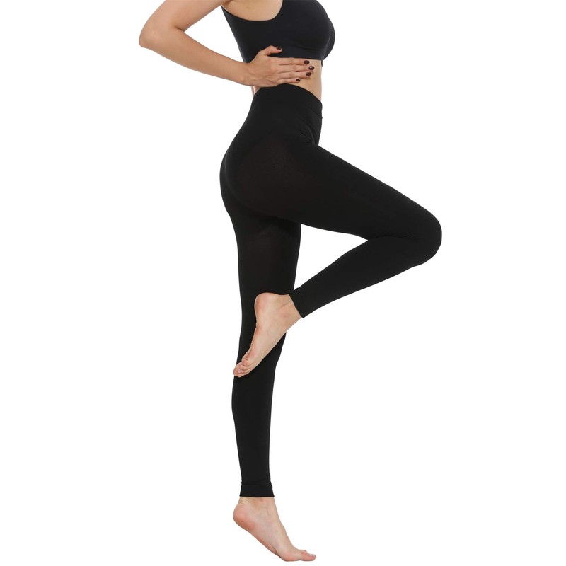 MANZI Women's 2 Pairs Super Opaque Soft Warm Fleece Tights
