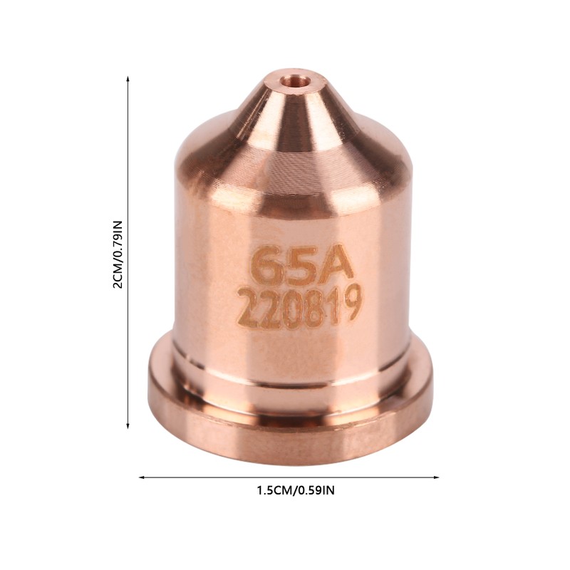 5pcs Plasma Cutter Nozzles Torch Tips Consumables 220819 for MAX65