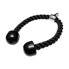 PROUD BODY Tricep Rope, Training, Muscle Training, Fitness Rope, Abs, Back, Biceps, Triceps, Shoulders, Black, 27.6 inches (70 cm)