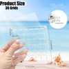 TKODNYD Acrylic Magnetic Seashell Display Box, 36 Grids Shell Storage