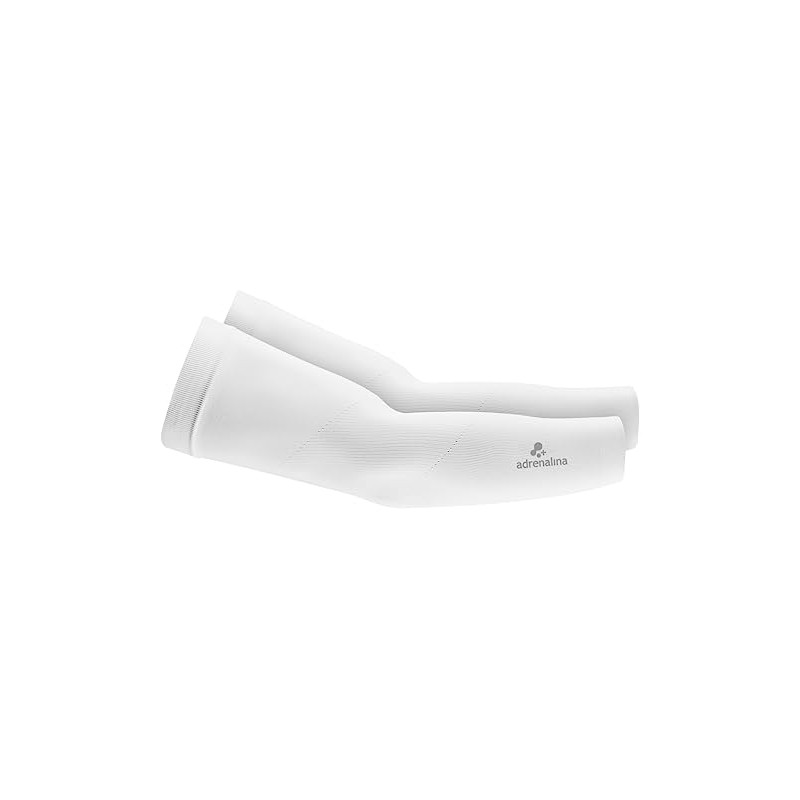 più adrenalina Unisex Echo Arm Guard, White