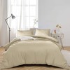 MOONLIGHT20015 Single Duvet Cover Beige Solid Soft Single Bedding Duvet
