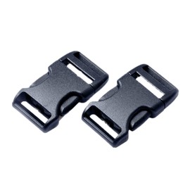 AceCamp 0.8inch/20mm Duraflex Quick Side Release Buckle Webbing Adjuster for Backpack, Shoulder Bag, Belt, Strap Clip Replacement Repair Kit - 2Pcs