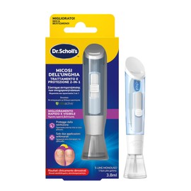 Dr. Scholl's Trattamento Micosi Unghie 2in1, Penna Antimicotica per Onicomicosi Unghie Mani e Piedi, Elimina Funghi, Riduce Ingiallimento, Previene Recidive, Risultati Rapidi e Duraturi