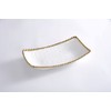 Pampa Bay Golden Salerno Rectangular Deep Server, Porcelain, 15" x