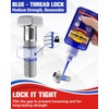 2PACK Blue Medium Strength Threadlockers 50ml x 2
