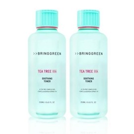 Bringgreen Tea Tree Cica Soothing Toner 250ml Sebum Care 2pcs / 브링그린 티트리 시카 수딩 토너 250ml 피지케어 2개