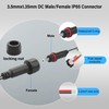 JSADZKJ 3.5mm x 1.35mm DC Waterproof Connectors Extension Cable 22AWG