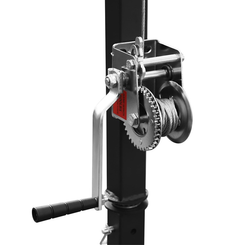 Trailer Hitch Mounted Deer Hoist, 500Lbs Adjustable Deer Lift Truck