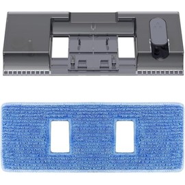 Vexilar Set di ricambio per serbatoio e mocio, include 1 serbatoio e 3 panni per mocio, compatibile con aspirapolvere senza fili Vexilar V12