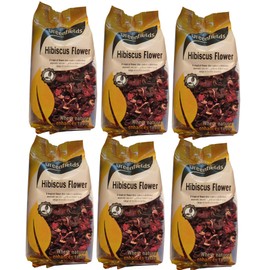 Hibiscus Flower Herbal Tea / Sorrel Tea - 6 x 65g Bags - Greenfields