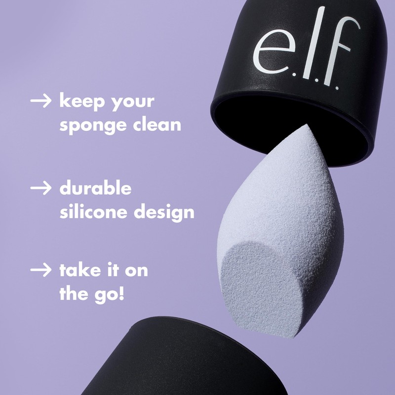 e.l.f. Safe Travels Sponge Case, On-The-Go, Breathable Beauty Sponge Protection