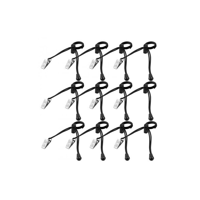 AvoDovA Backdrop Background Clips Holder, 12Pcs Background String Clips Holder,