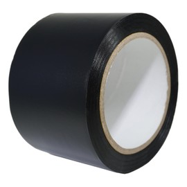 GGR Supplies T.R.U. CVT-536 Black Vinyl Pinstriping Dance Floor Tape: 3 in. Wide x 36 yds. Several Colors