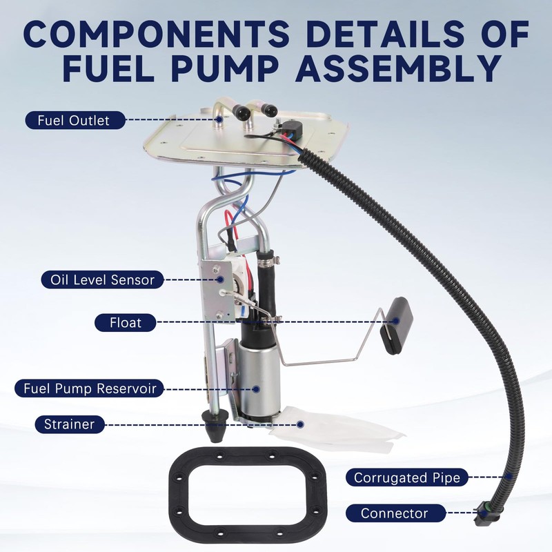 Fuel Pump Assembly with 20 Gallon Tank Compatible with Wrangler