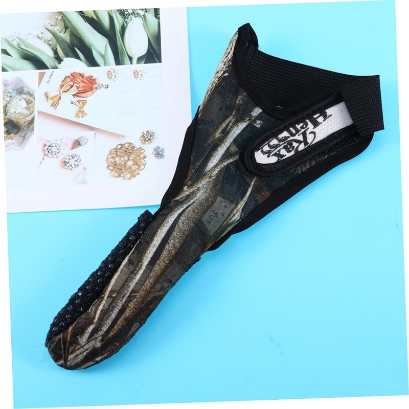 KOMBIUDA 3sets Elastic Fishing Glove Single Finger Glove Fingerless for
