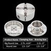 DEEFIINE 4 Inch Wood Lathe Chuck Set 1" x 8