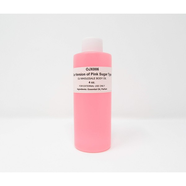 OJ Wholesale, Inc. Premium Fragrance Body Oil (OJX006 Our Version of Pink Sugar Type, 4 oz.)