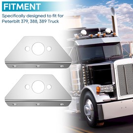 For Peterbilt 379 388 389 Windshield Wiper Repair Stainless Steel Brackets Set 2 PCS