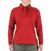 Propper Women's I.c.e. Performance Long Sleeve Polo, Red, Large
