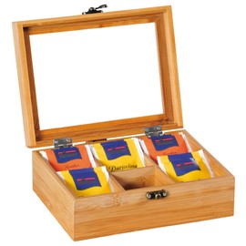 Kesper 50902 Tea Box 21.7 x 16 x 9 cm Bamboo