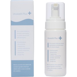 Uruwashi Plus Facial Cleansing Foam, 5.3 fl oz (160 ml), Evidence Supremacy, Highly Moisturizing, Hypoallergenic, Fragrance-free, Moisturizing, Feeling Moisturizing