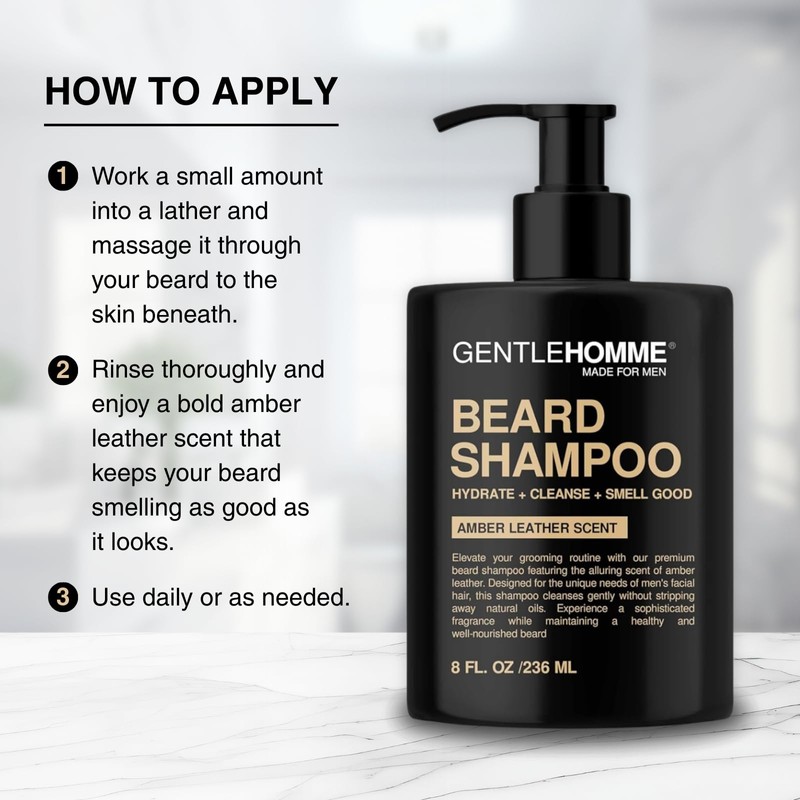 Gentlehomme Beard Shampoo + Pouch Kit