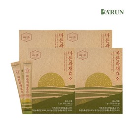 Bareun 건강한약속바른 바른 저분자 클렌즈 과채 효소 30포x4박스(총 120포) Healthy Promise Right Low Molecular Cleanse Vegetable Fruit Enzyme 30 Packs x 4 Boxes (Total 120 Packs)