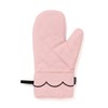 Francfranc Franc Scalloped Mittens Pink Potholder New Life