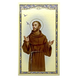 St Francis of Assisi Holy Card Set of 10