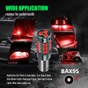 YEORO 2pcs AC/DC 9-36V H6W LED Bulbs White,600LM BAX9S 64132