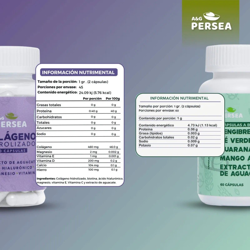 A&g Persea - Kit Colágeno + Biotina & Detox En
