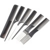 TECHTONGDA 10Pcs Plastic Barbers Brush Combs Hairdressing Comb Makeup Tools