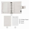 Moterm Pocket Regular Rings Planner - Genuine Leather Binder Organiser